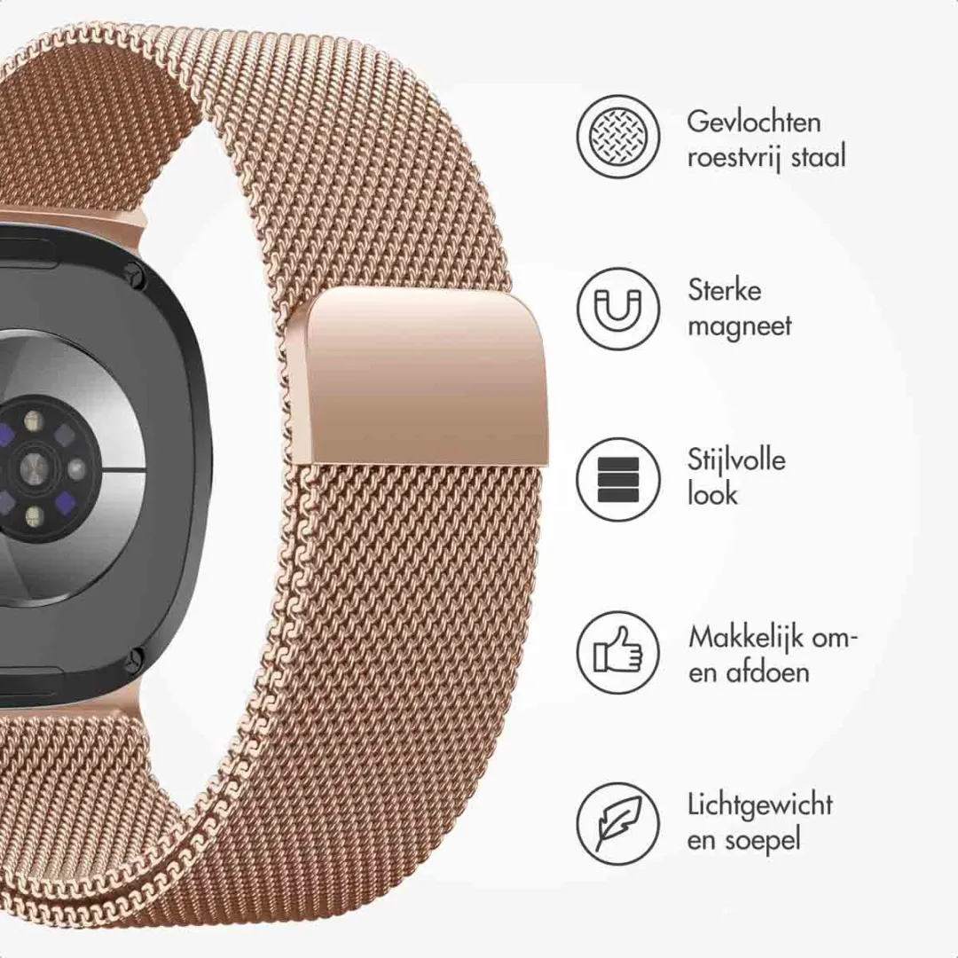 Imoshion Milanees Magnetisch Bandje Rosé Goud - Samsung Galaxy Watch