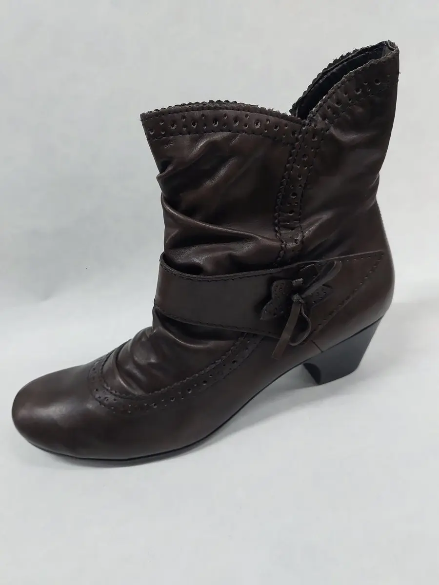 RIEKER 70581-45 / enkellaarzen / bruin / maat 40