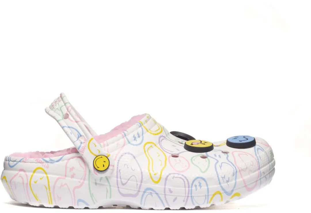 Crocs Smiley Classic Lined Clog 211696-90H