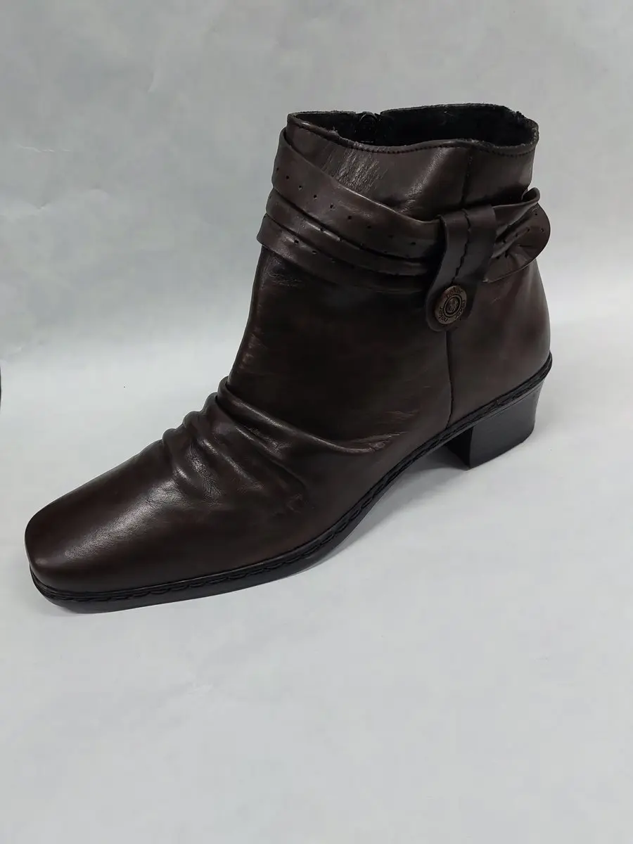 RIEKER 74561-45 / enkellaarzen / bruin / maat 39
