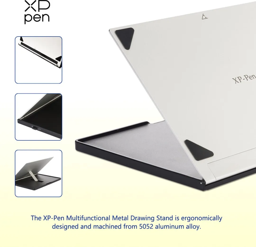 XPPen AC18 Tekentabletstandaard - 16 inch - Zwart/Zilver