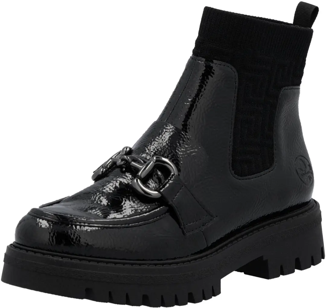 Rieker 47573-00 dames laarzen zwart maat 43