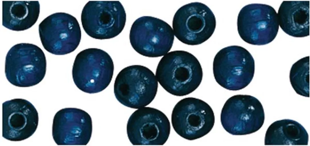 Rayher Hobby Donkerblauwe Houten Kralen 6mm - 230 Stuks
