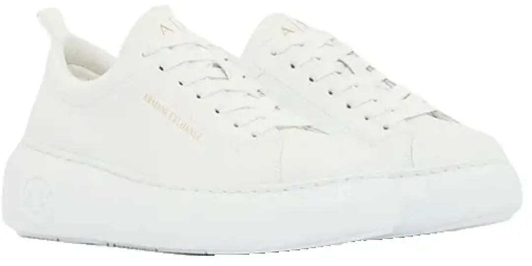 Armani Exchange Technical Fabric Platform Schoenen - Wit - afbeelding 4 van 6