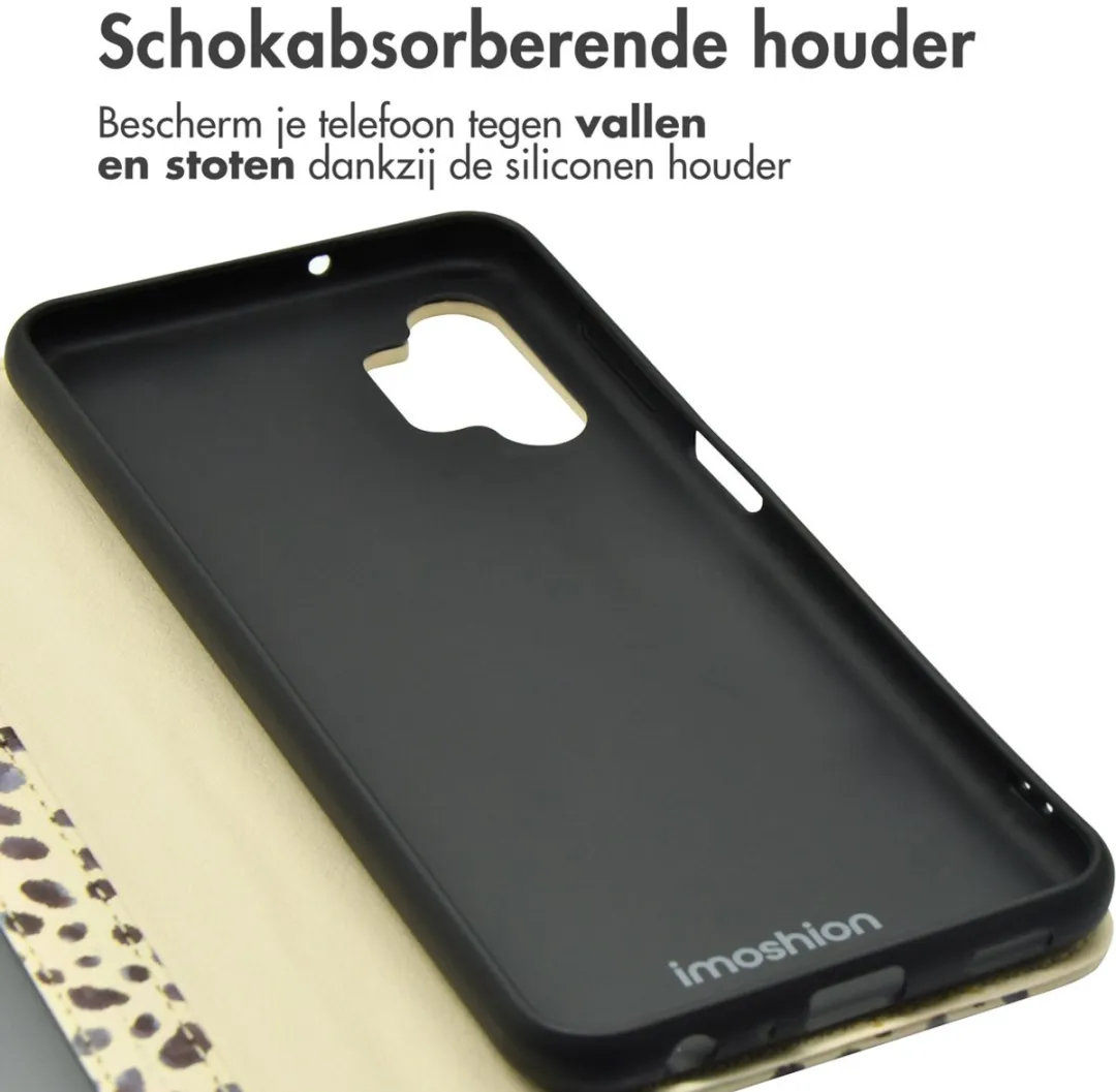 Imoshion Samsung Galaxy A13 Hoesje - 3 Pasjes - Black And White Dots - afbeelding 6 van 6