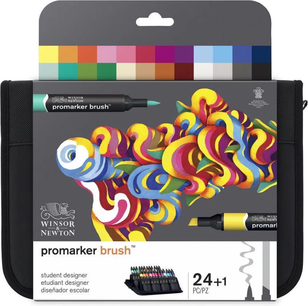 Winsor & Newton Promarker Brush Student Designer 24 Set