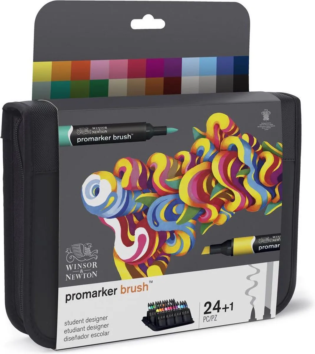 Winsor & Newton Promarker Brush Student Designer 24 Set - 24 Stuks