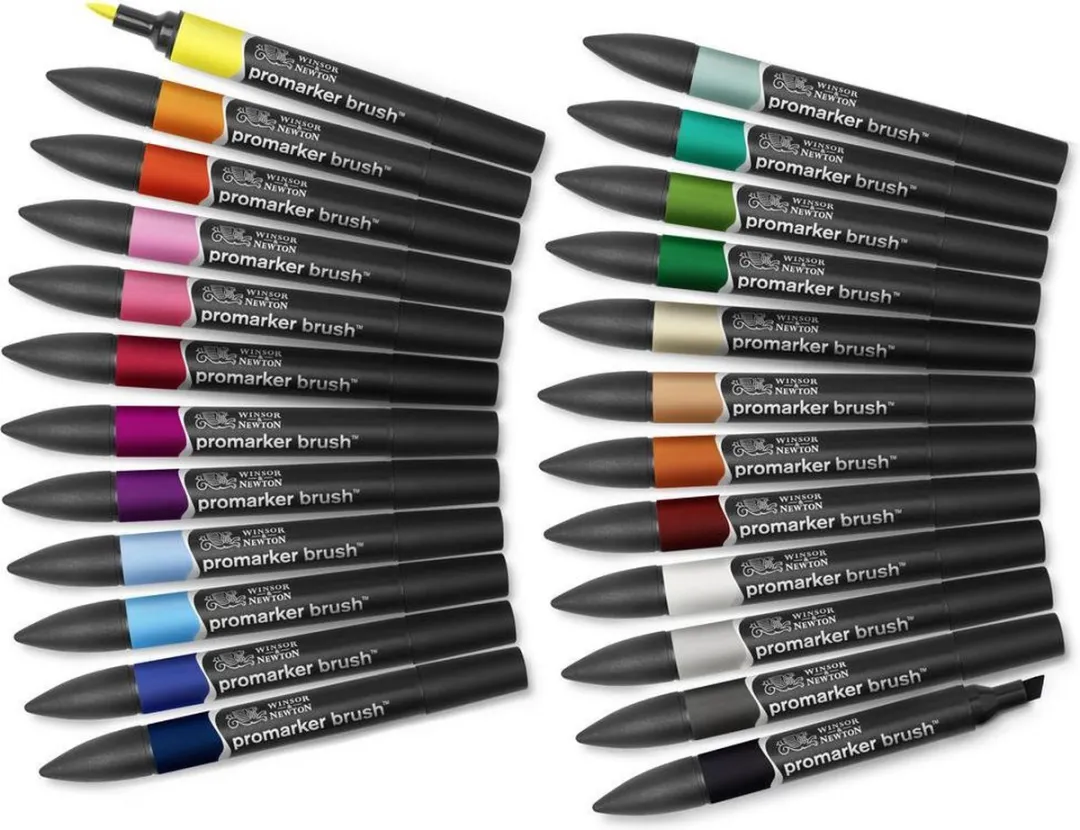 Winsor & Newton Promarker Brush Student Designer 24 Set - 24 Stuks