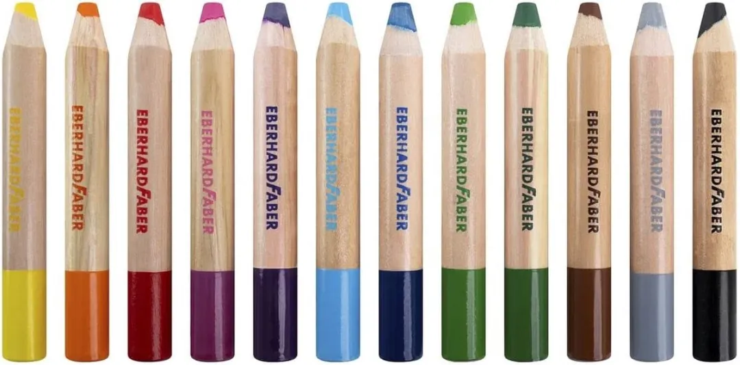 Eberhard Faber MiniMaxi EF-518912 Kleurpotloden - 12 Stuks - Assorti