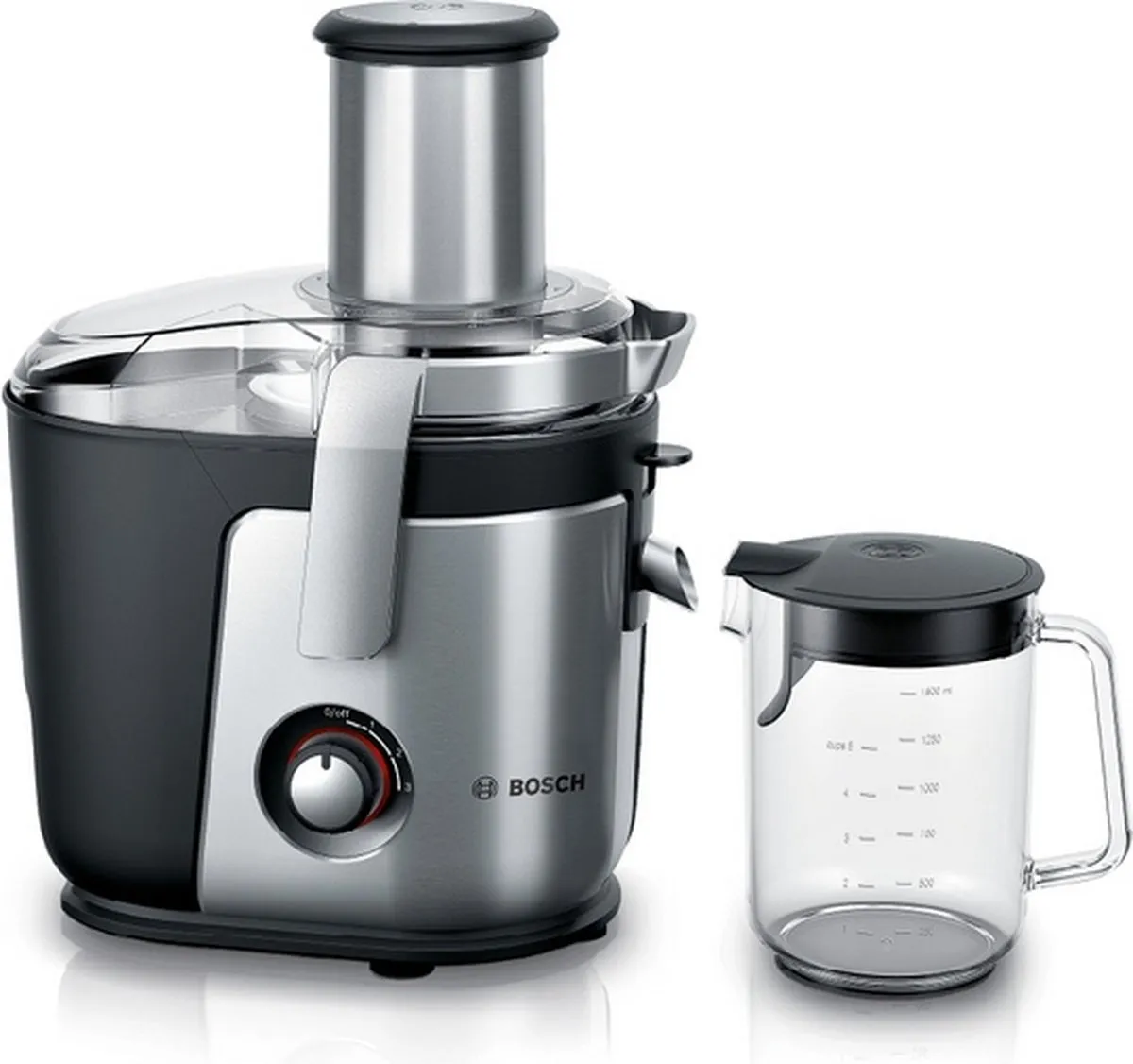 Bosch MES4010 Vitajuice 4 - Sapcentrifuge - 1200 W - 3 snelheden - Zilver/Zwart