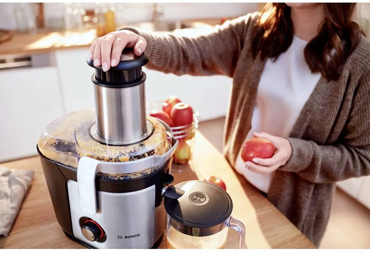 Bosch MES4010 Vitajuice 4 - Sapcentrifuge - 1200 W - 3 snelheden - Zilver/Zwart