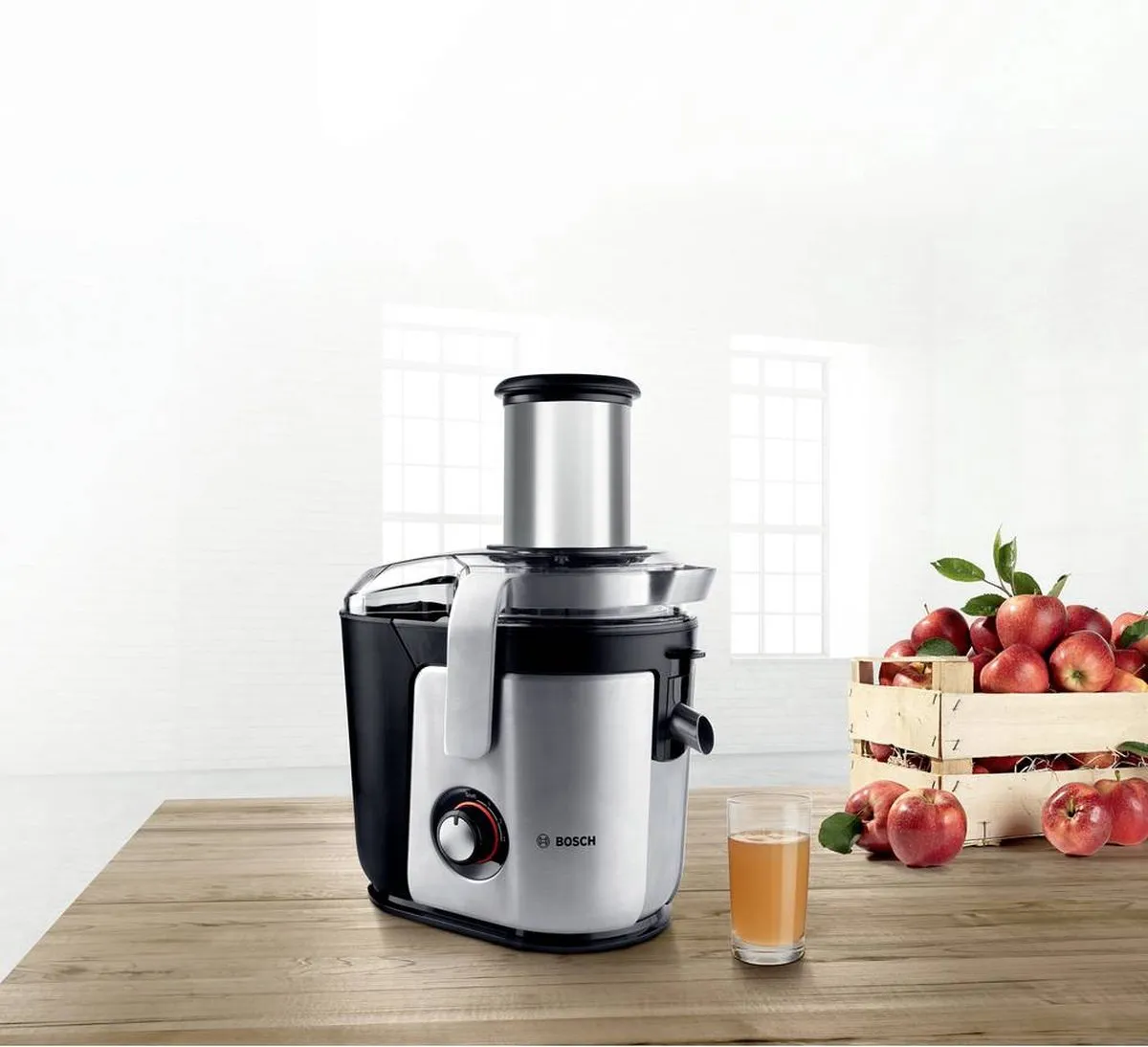 Bosch MES4010 Vitajuice 4 - Sapcentrifuge - 1200 W - 3 snelheden - Zilver/Zwart