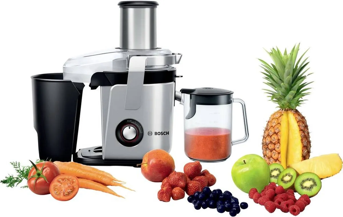 Bosch MES4010 Vitajuice 4 - Sapcentrifuge - 1200 W - 3 snelheden - Zilver/Zwart