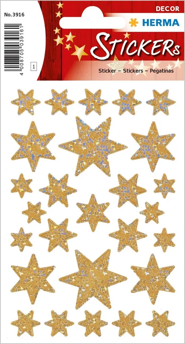 Herma 3916 Goud Stickers