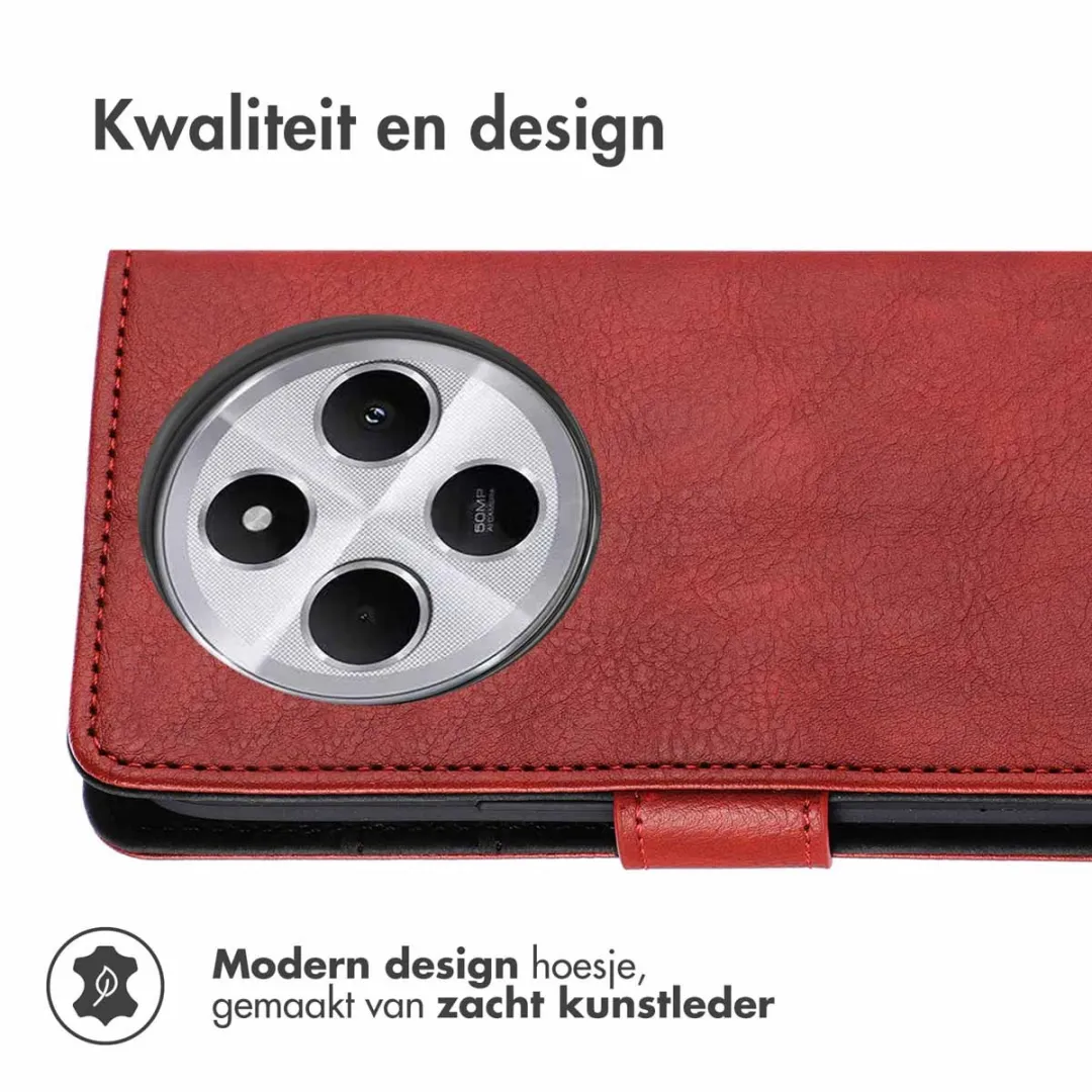 Imoshion Hoesje Xiaomi Redmi 14C - 3 Pasjes - Rood