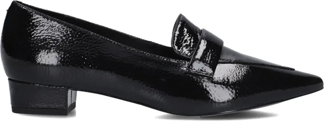 Peter Kaiser 72243 Loafers - Lakleer Instapper - Dames - Zwart - Maat 37