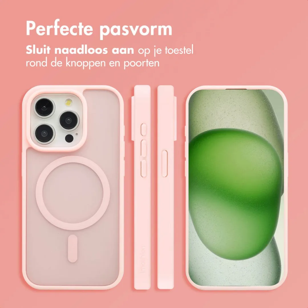 Imoshion Hoesje iPhone 15 Pro MagSafe Lichtroze - afbeelding 6 van 6