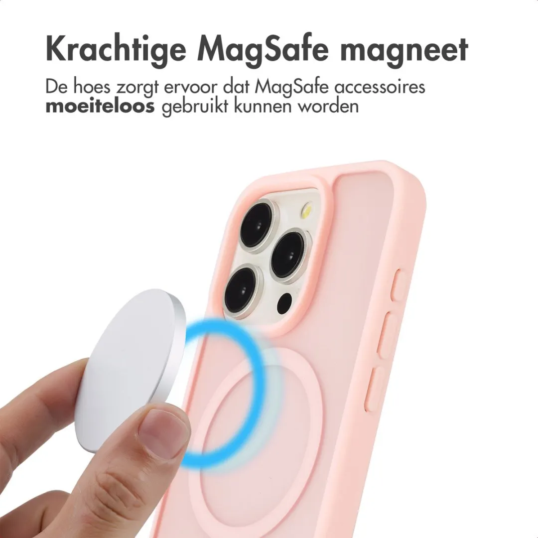 Imoshion Hoesje iPhone 15 Pro MagSafe Lichtroze