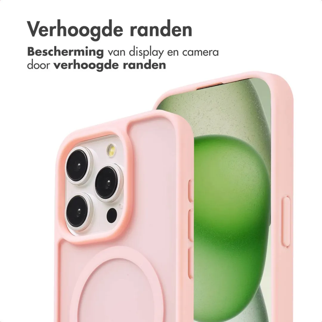Imoshion Hoesje iPhone 15 Pro MagSafe Lichtroze