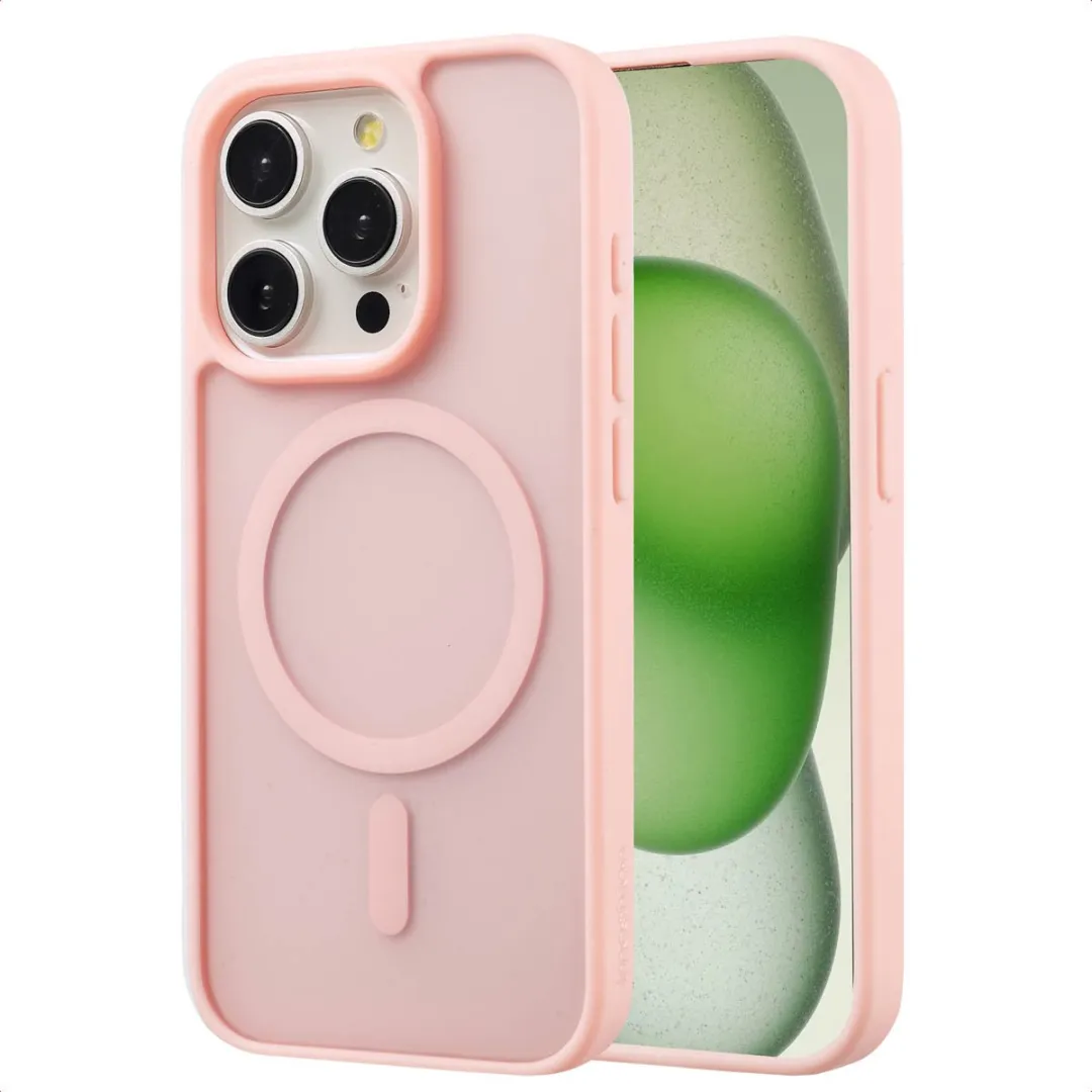 Imoshion Hoesje iPhone 15 Pro MagSafe Lichtroze