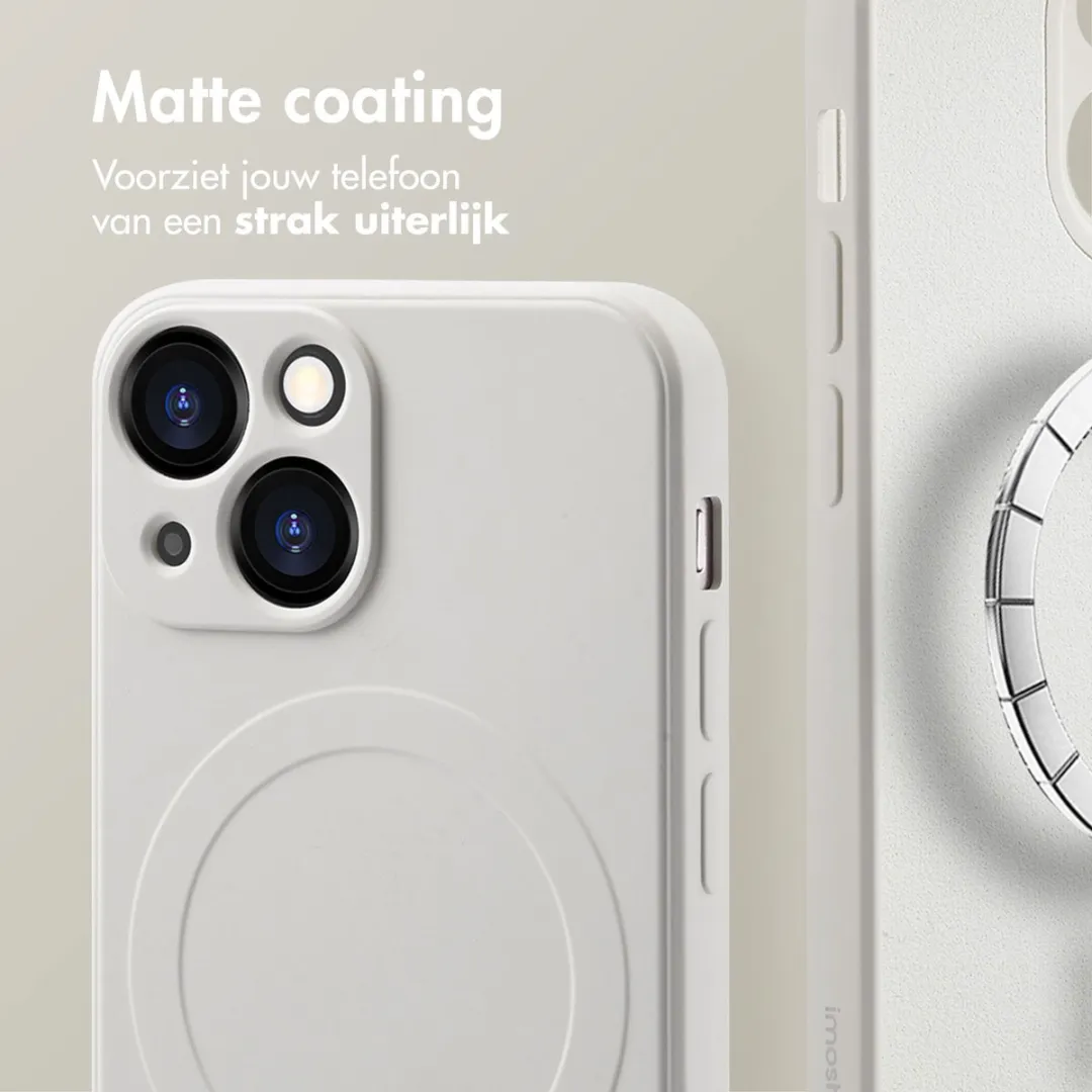 Imoshion Hoesje iPhone 13 Mini - MagSafe Beige