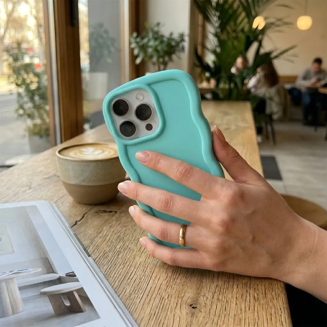 NUVEX iPhone 15 Pro Siliconen Hoesje Set - 6 Stuks - Mintgroen/Zwart/Roz - afbeelding 6 van 6