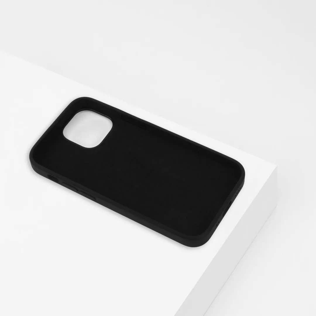 BMAX Siliconen Hoesje iPhone 13 Mini - Zwart
