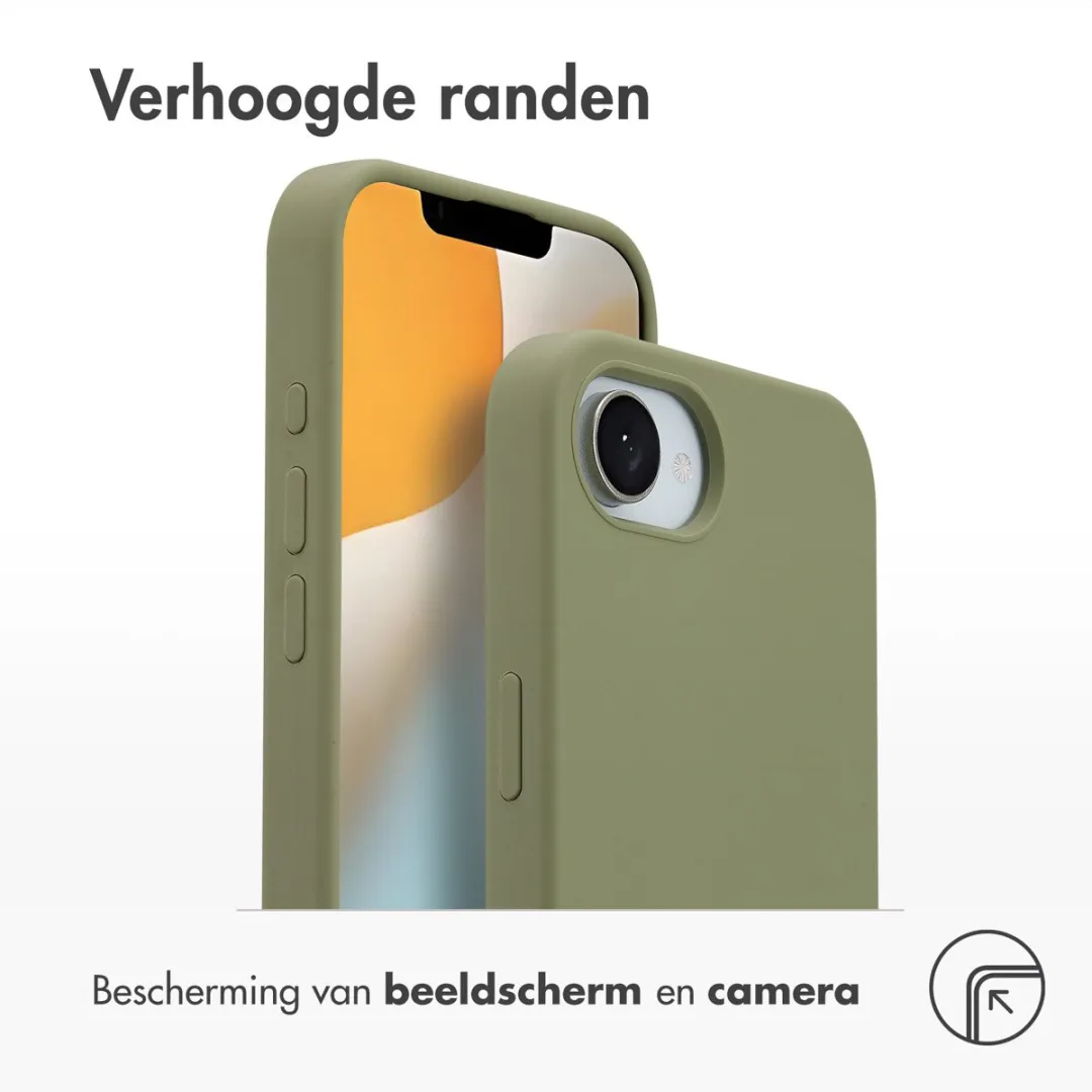 Accezz iPhone 16e MagSafe Hoesje - Olijfgroen