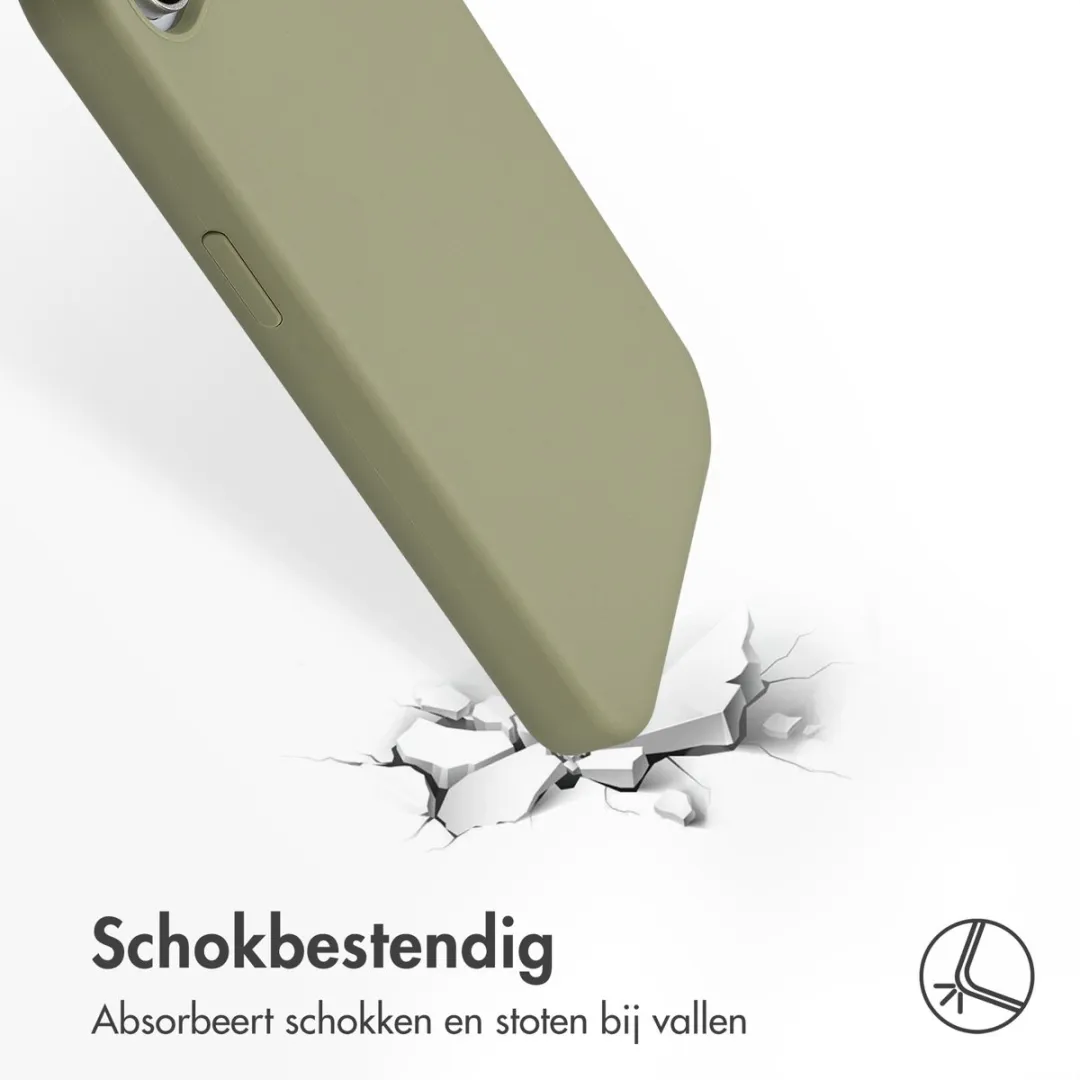 Accezz iPhone 16e MagSafe Hoesje - Olijfgroen - afbeelding 6 van 6