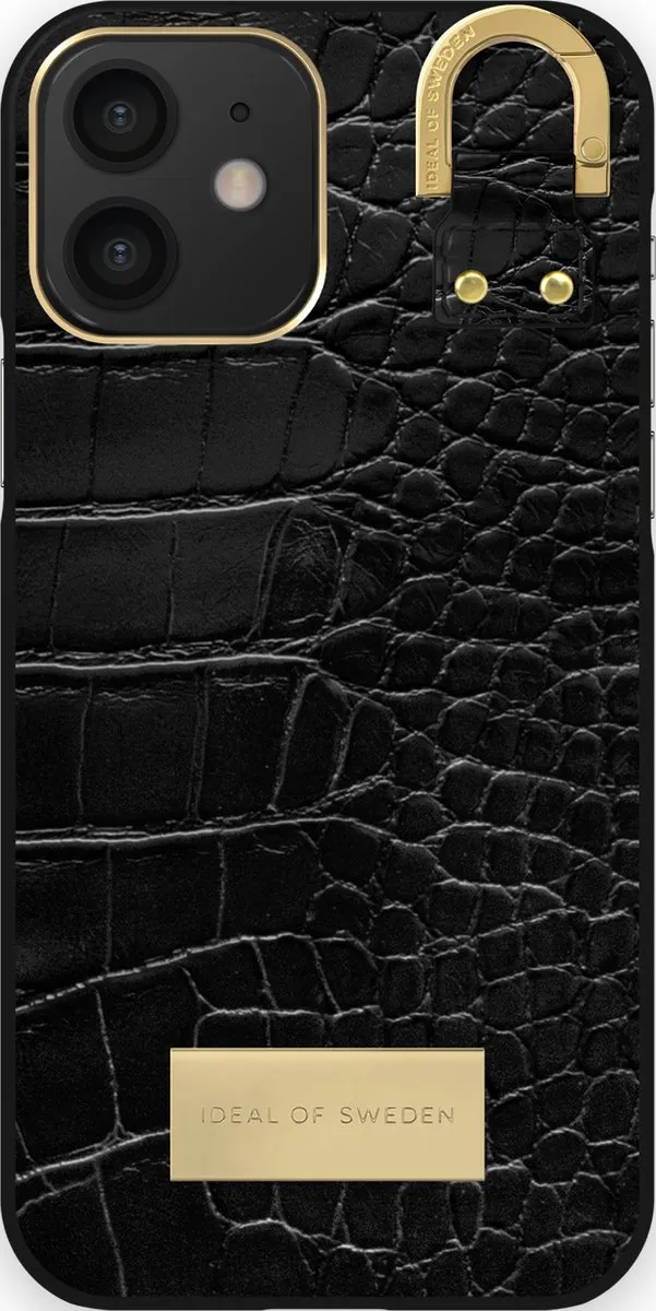 iDeal of Sweden Fashion Case Atelier iPhone 12 Pro Black Croco