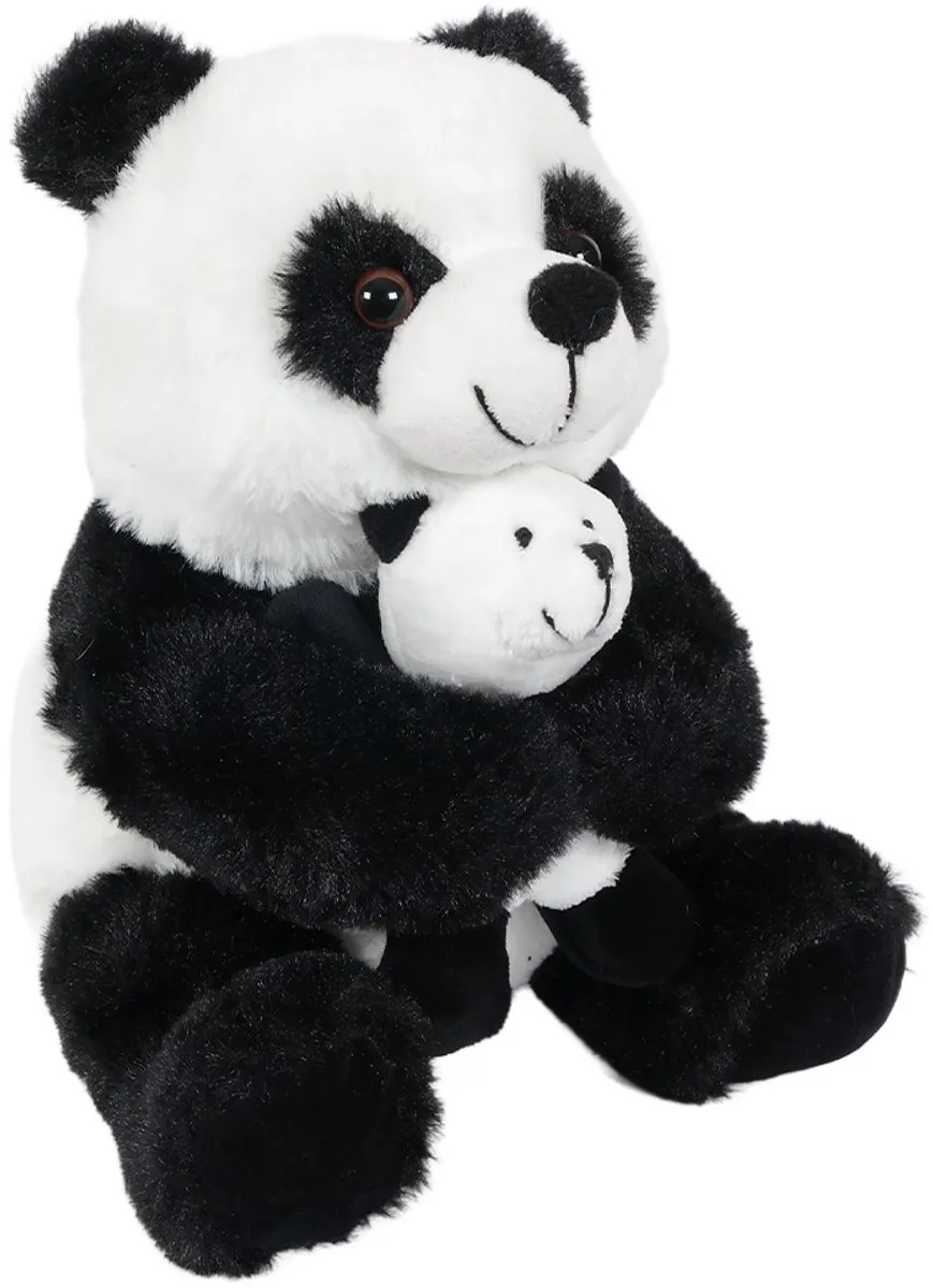 PIA Soft Toys Pluche Knuffel Panda met Baby