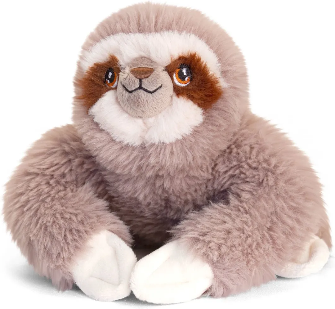 Keel Toys Luiaard Knuffel - 18cm - Bruin