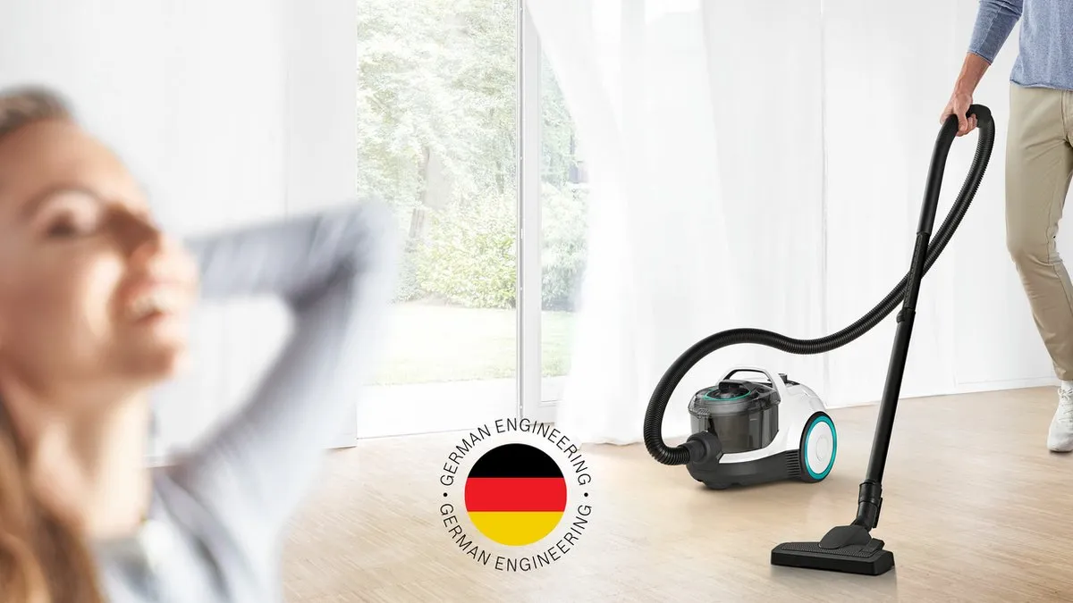 Bosch Serie 4 BCH3K2851 Steelstofzuiger - Blauw