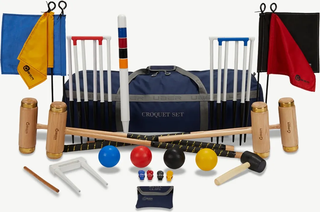 Ubergames Executive Croquet Set 4-persoons