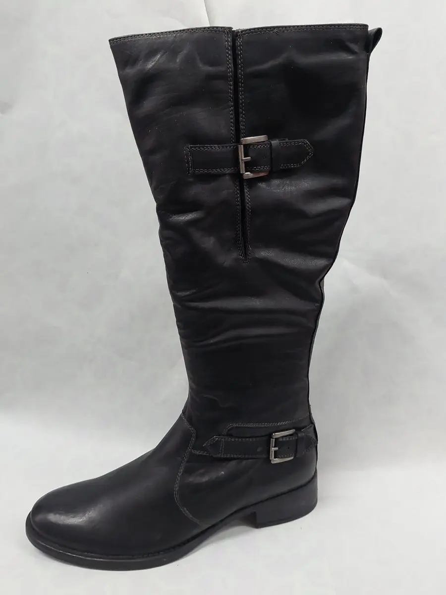 HELIOFORM 651.031-XL-0110 / lange laarzez met gespen / zwart / maat 39 (6)