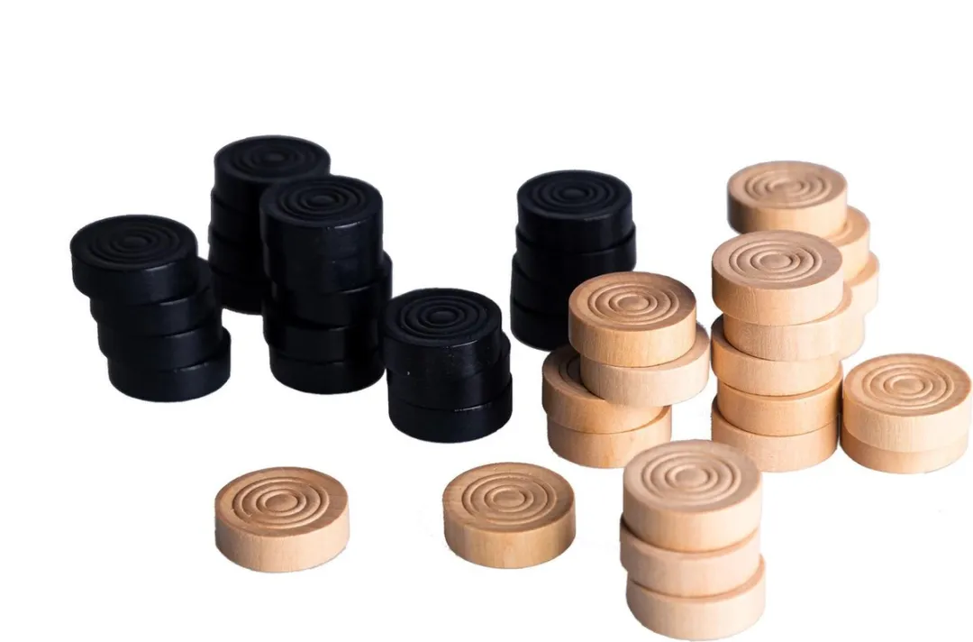 Clown Games Damstenen Hout - 40 Stuks - Multi