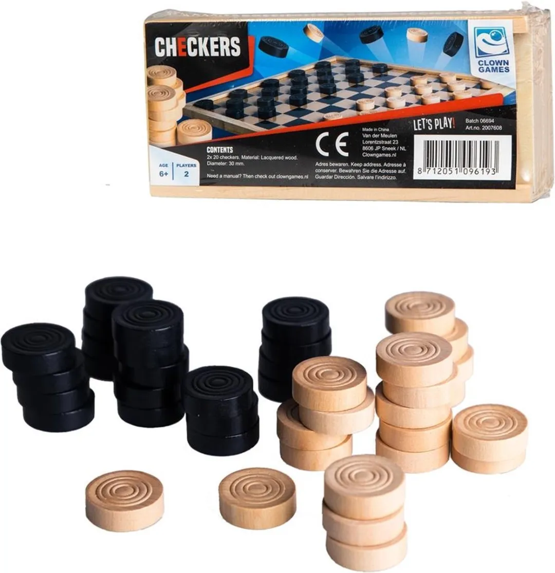 Clown Games Damstenen Hout