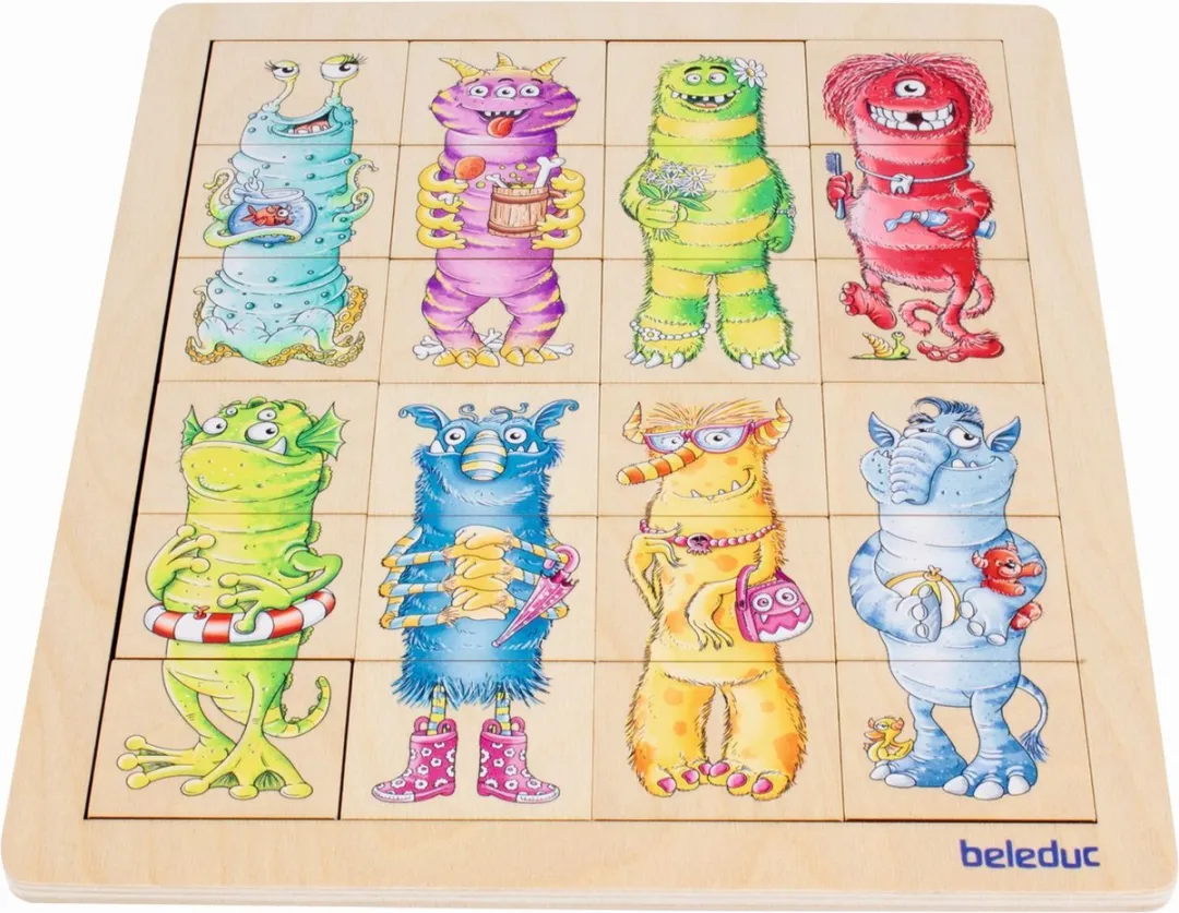 Beleduc Monsters Puzzel 24 Stuks