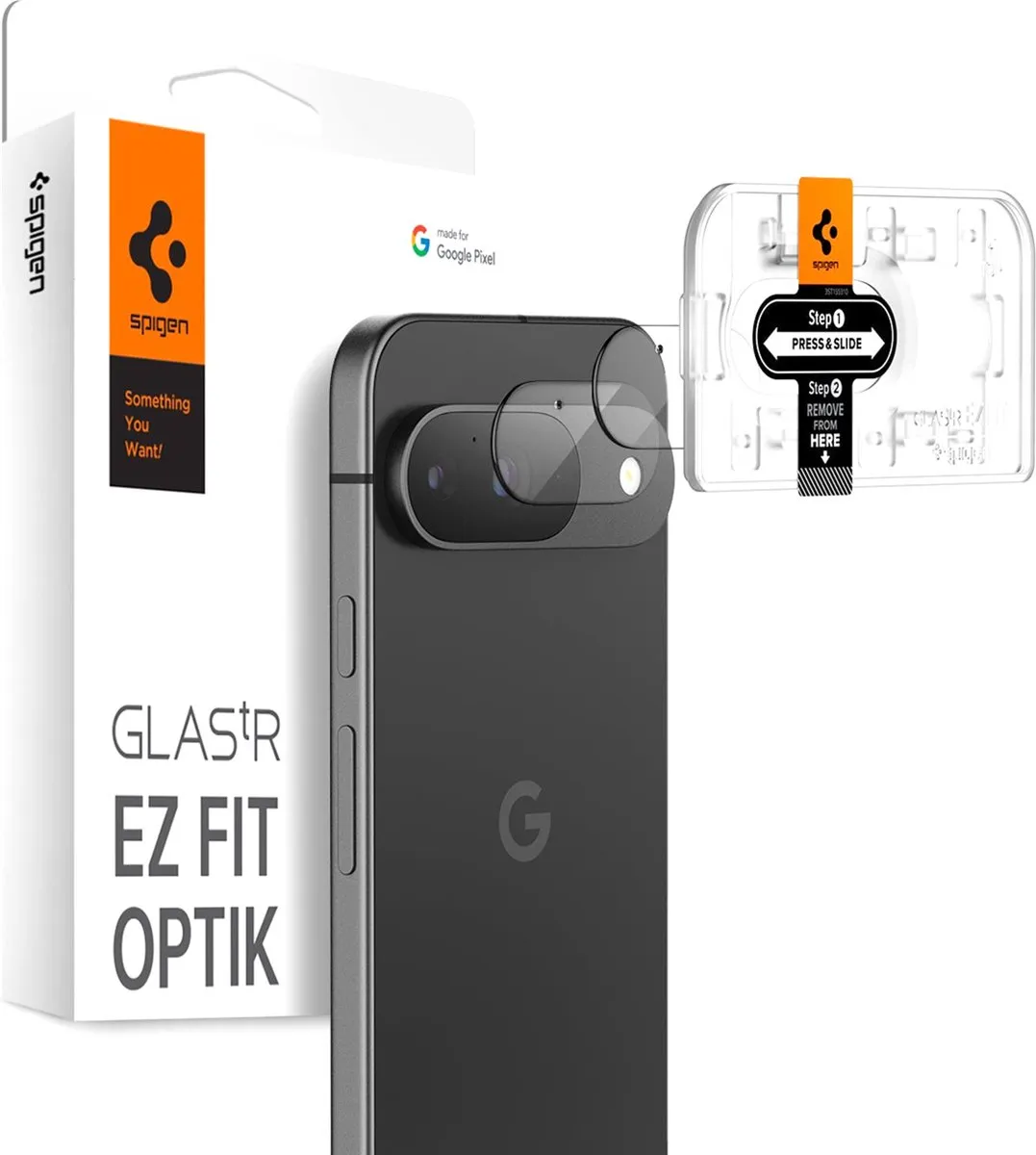Spigen AGL08443 Camera Lens Protector - Google Pixel 9 - 2 Stuks