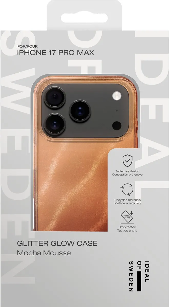 iDeal of Sweden Clear Case iPhone 17 Pro Max - Mid Mocha Mousse