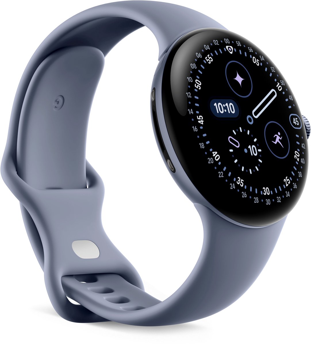 Google Pixel Watch 4 - Smartwatch - 45mm - WiFi - Moonstone