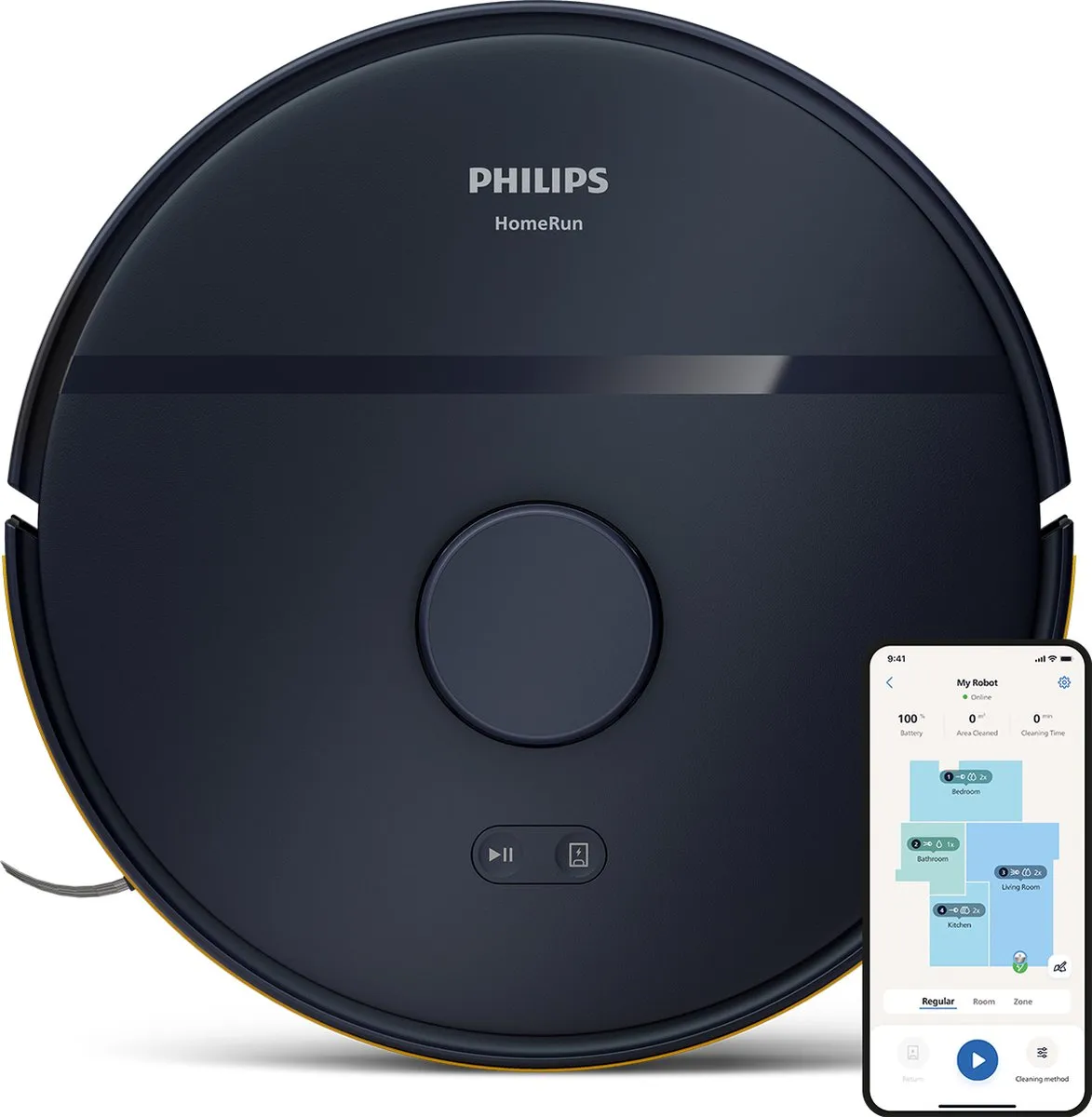 Philips XU2000/10 Robotstofzuiger Dweilfunctie