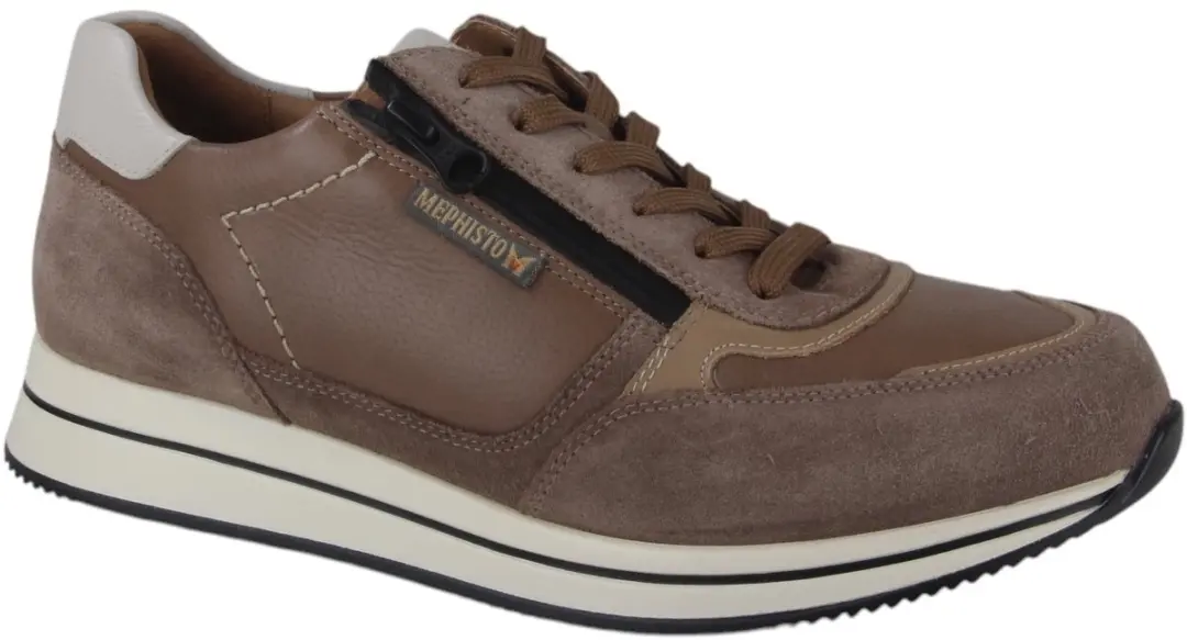 Mephisto GILFORD VE.3660/NE.1537/RA.6137/N.1580 WARM GREY heren sneakers maat 46