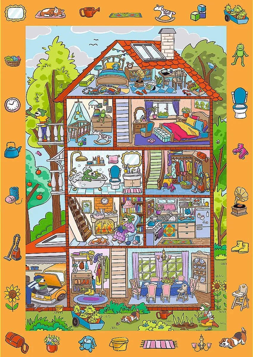 Trefl Spy Guy In the House Puzzel 24 Stuks - Multicolor