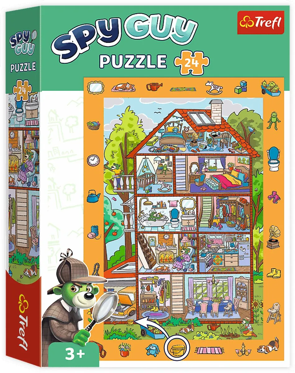 Trefl Spy Guy In the House Puzzel 24 Stuks