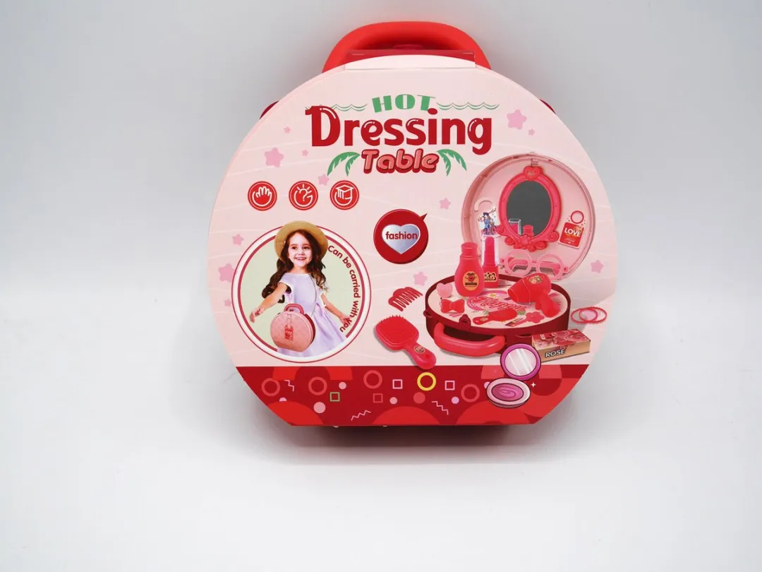 Jonotoys Make-up Tafel 20-delig - Roze/Rood