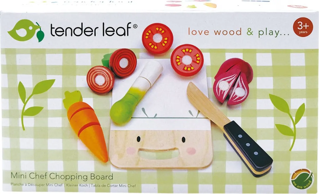 Tender Leaf Toys Mini Chef Houten Snijplank - Multicolor - afbeelding 3 van 6