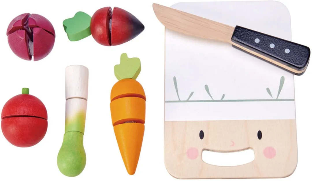 Tender Leaf Toys Mini Chef Houten Snijplank - Multicolor - afbeelding 4 van 6