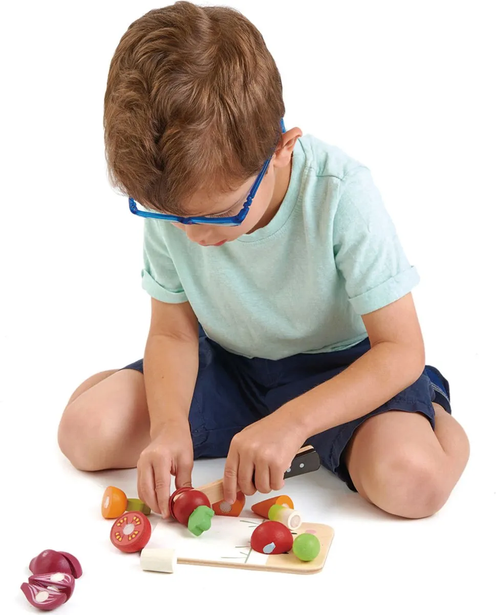 Tender Leaf Toys Mini Chef Houten Snijplank - Multicolor - afbeelding 5 van 6