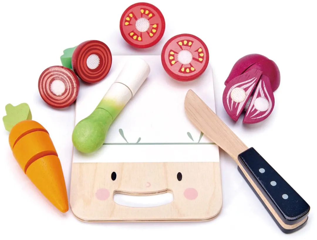 Tender Leaf Toys Mini Chef Houten Snijplank - Multicolor - afbeelding 6 van 6